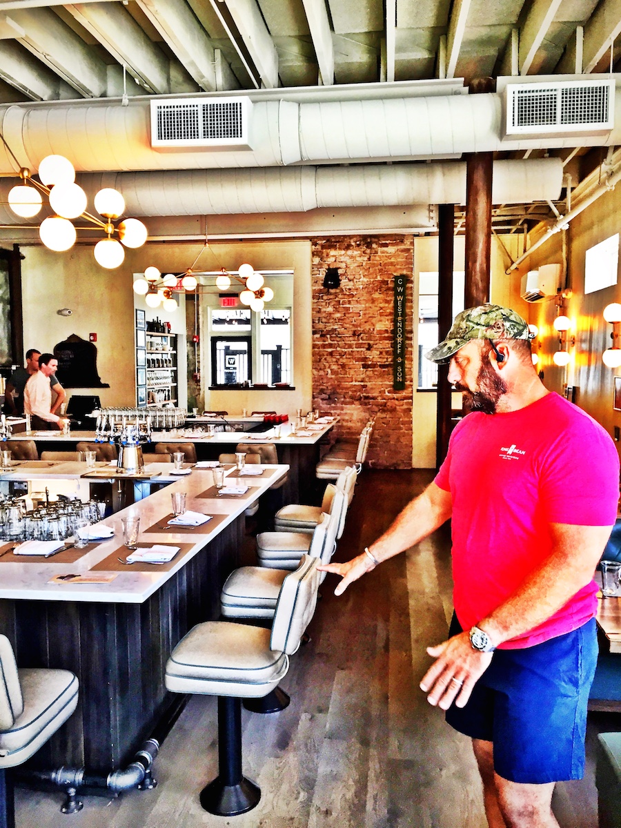 Co-owner Steven Niketas giving us a tour of the restaurant. I really appreciate an owner that is proud and invested in the details.