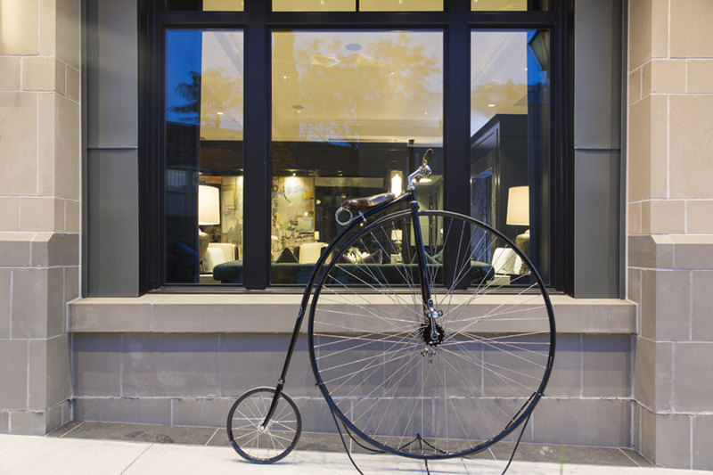 The Spectator's Penny-farthing. I really need to try to ride that thing. Notice how I said try.
