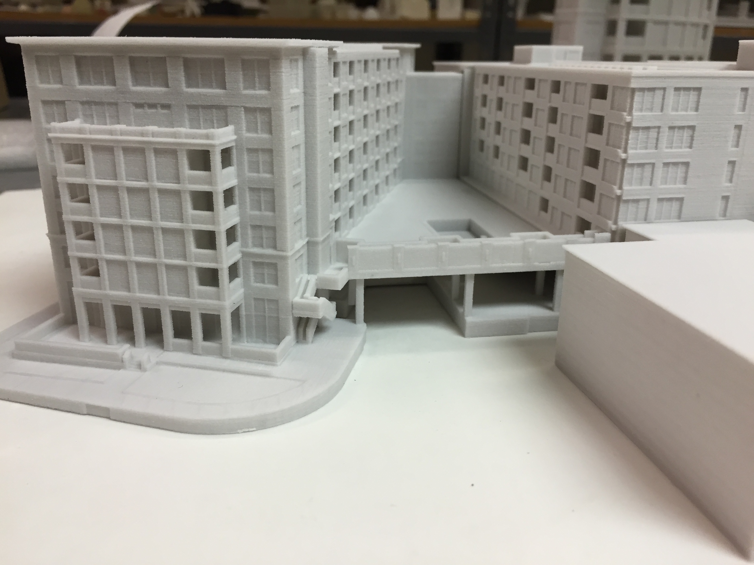 99 West Edge, 22" x 15" x 4", Courtesy of The Preston Partnership, printed using a 3D Systems Color Jet Printer