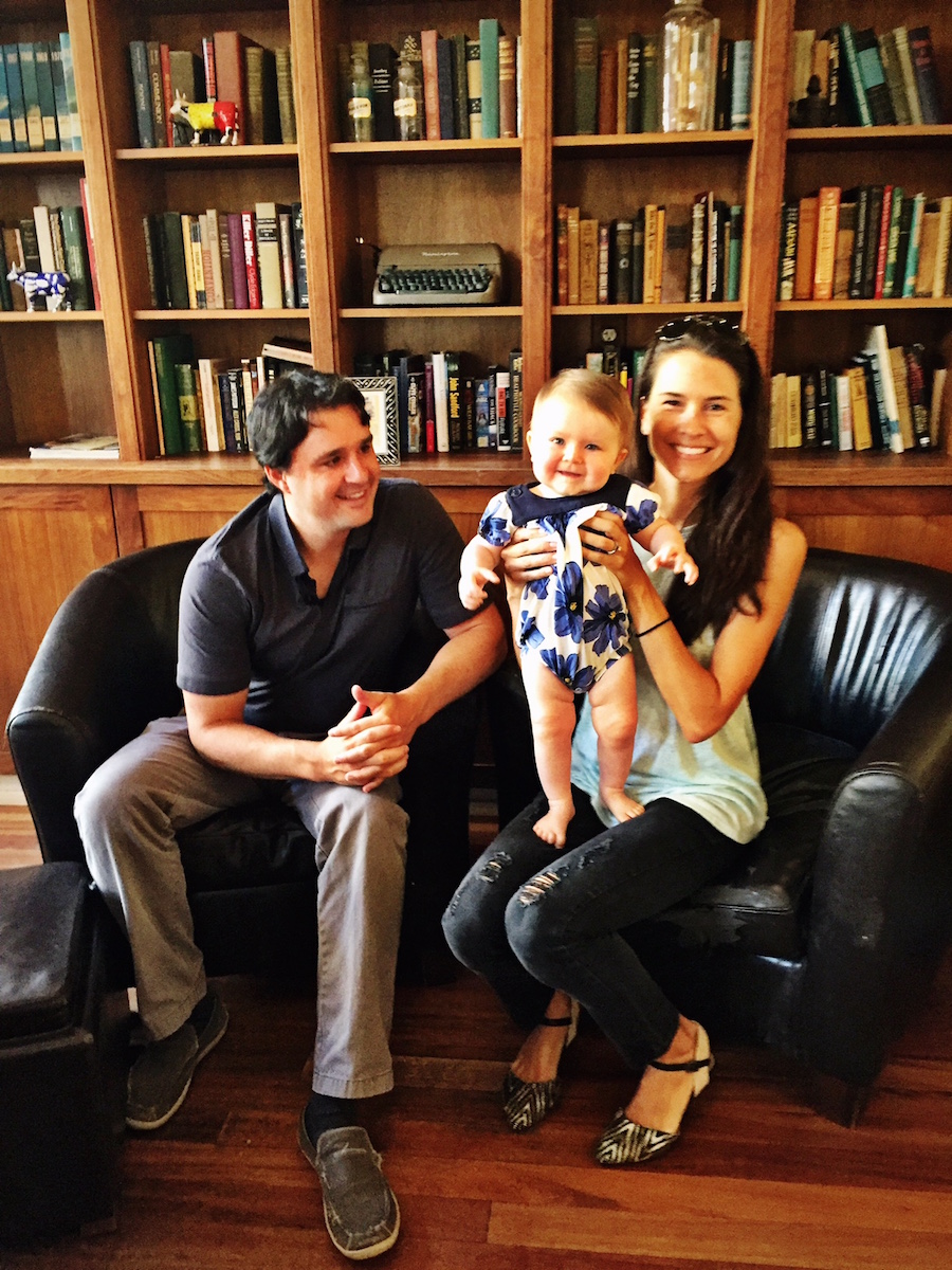 The Lesslie Family. From left to right. Robbie, Sadie Aberdeen and Abby.