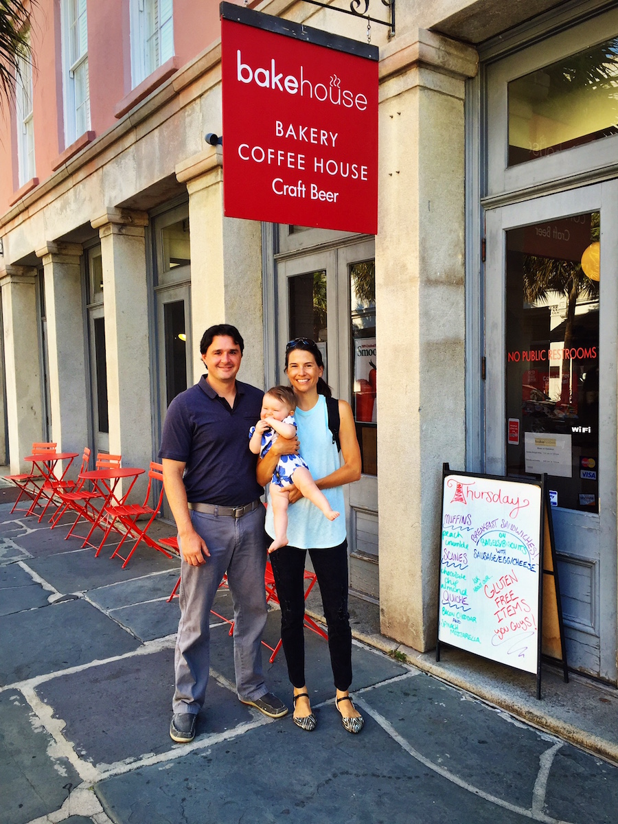 This was my first coffee at the bakehouse on East Bay Street.