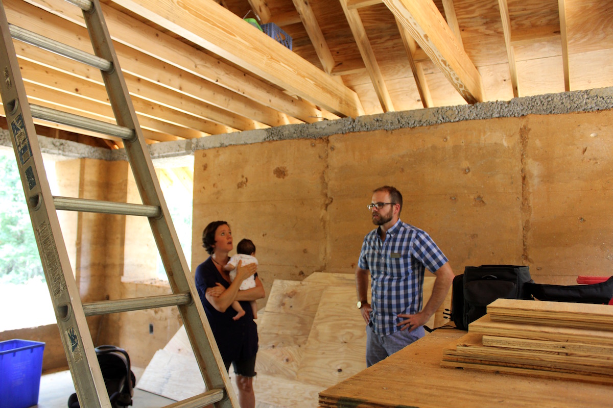 Interior of the Walters Residence. On the left side of the photo you can see the loft. Photo Credit: Danielle Ramos.