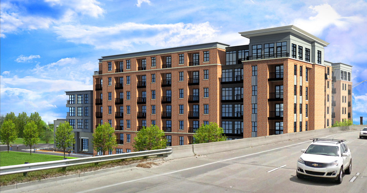 A rendering of the 511 Meeting Street Apartment Building. This project will be one of the first buildings people see as they enter the City of Charleston from the north. Construction should begin in early 2017.