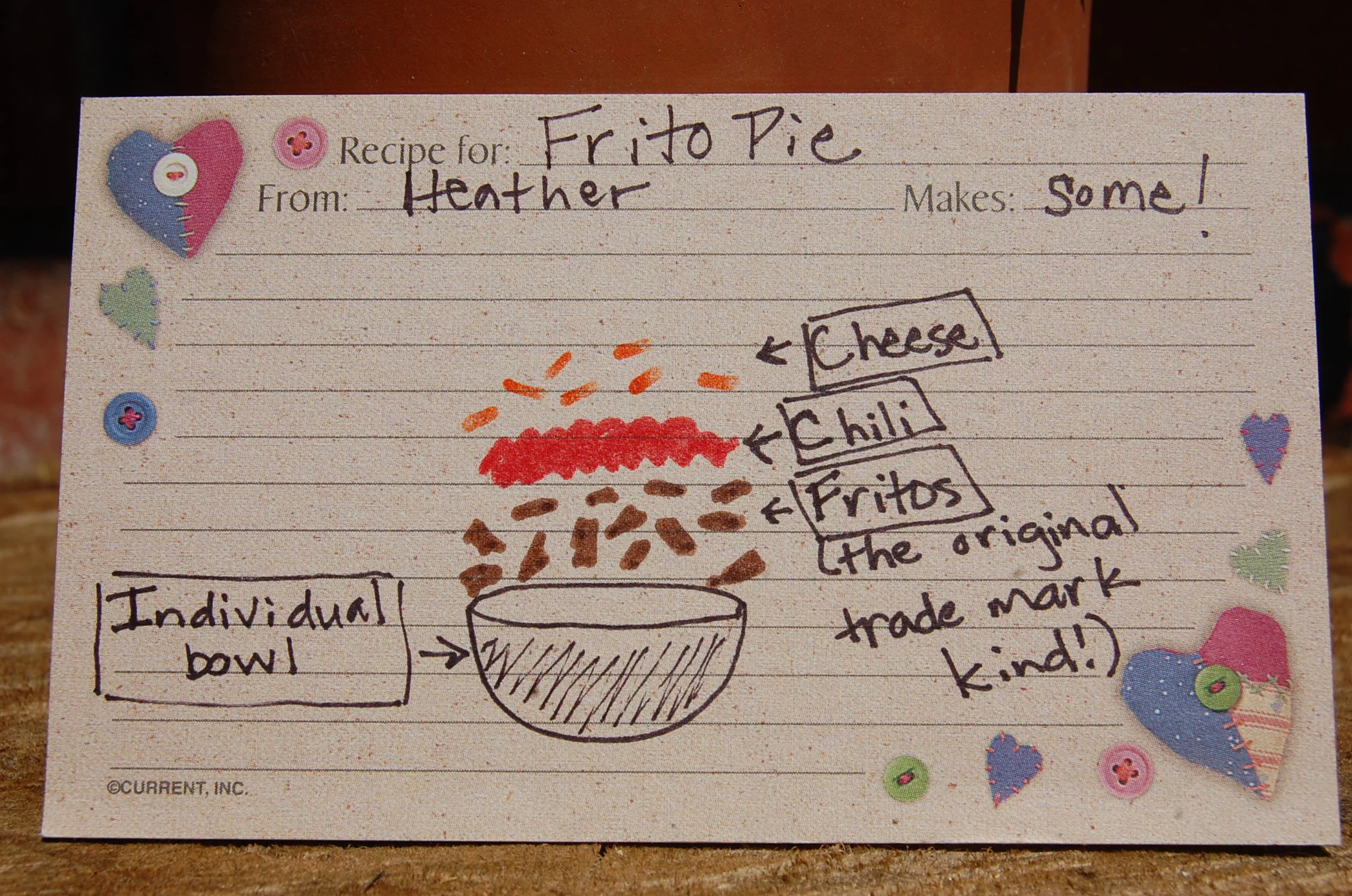 Frito Pie ~ Guest Post by Heather Morgan