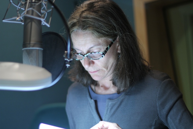 Belinda Lang's narration was recorded in an audiobook studio | Photograph by Lars Thornhill