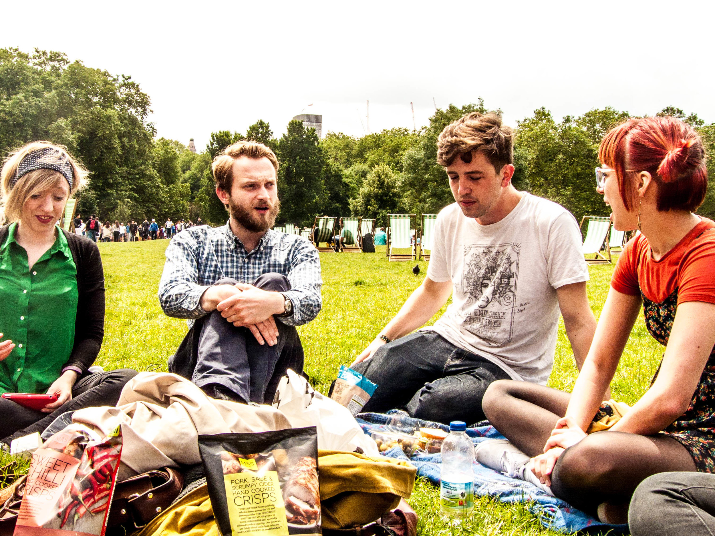 Gemma Arrowsmith (who played Georgie at the fundraiser while Ciara's at Glasto), Tom Crowley, Andy Goddard and Anna Lore