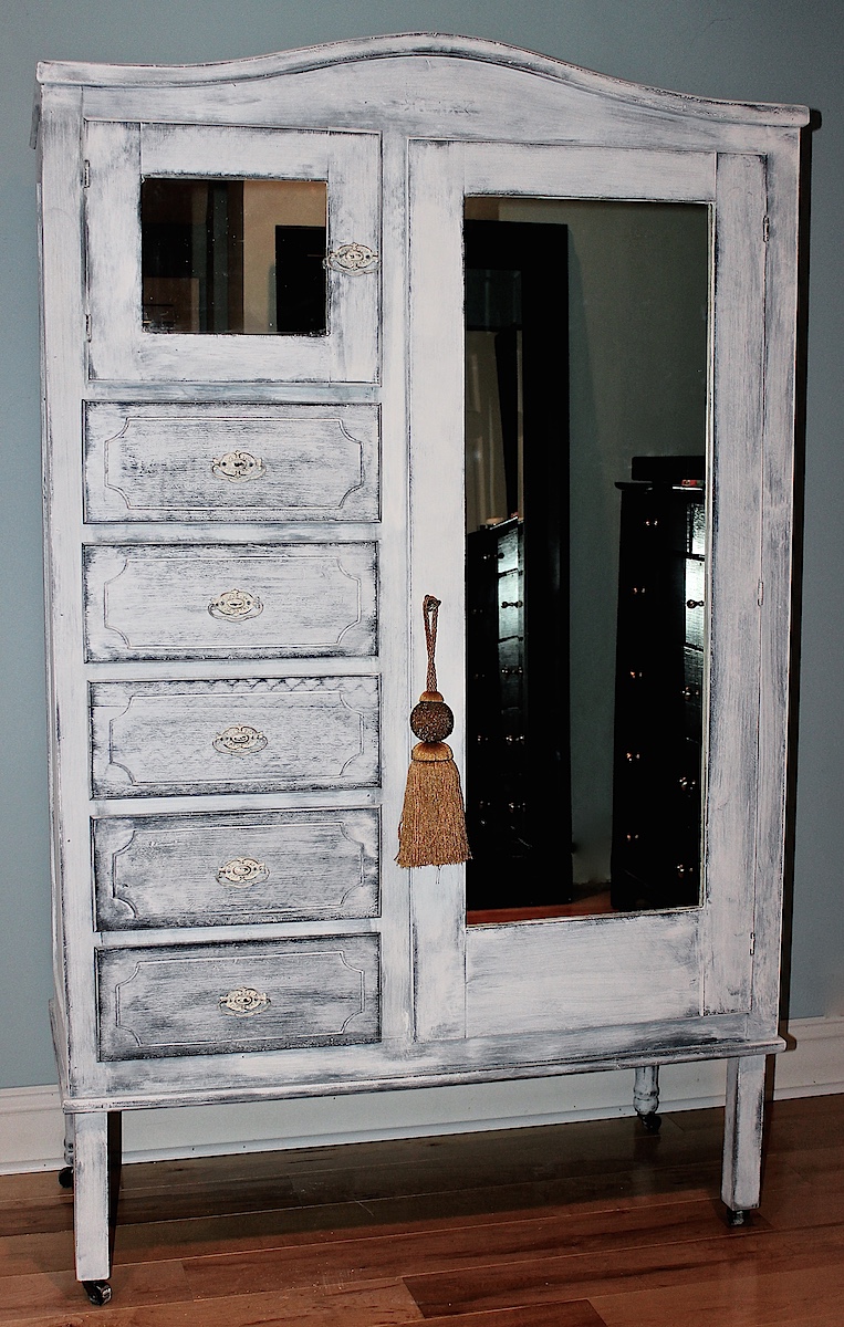 Mirrored Armoire