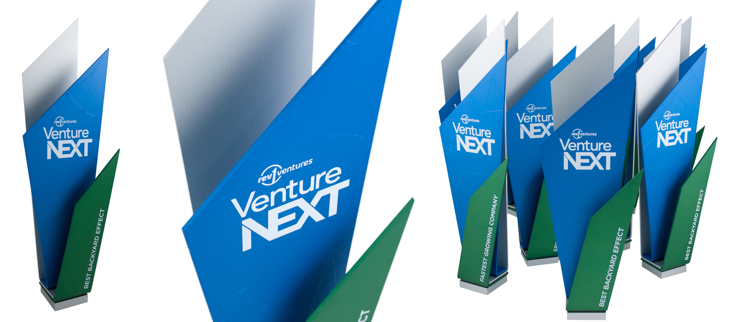 venture next custom awards recycled aluminum trophy