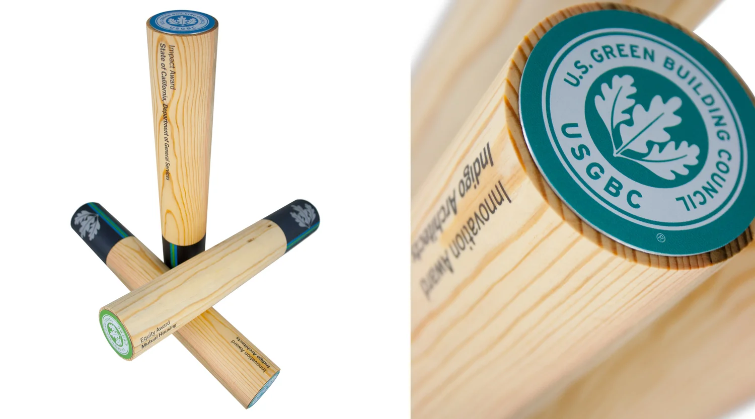 elegant round environment friendly custom award