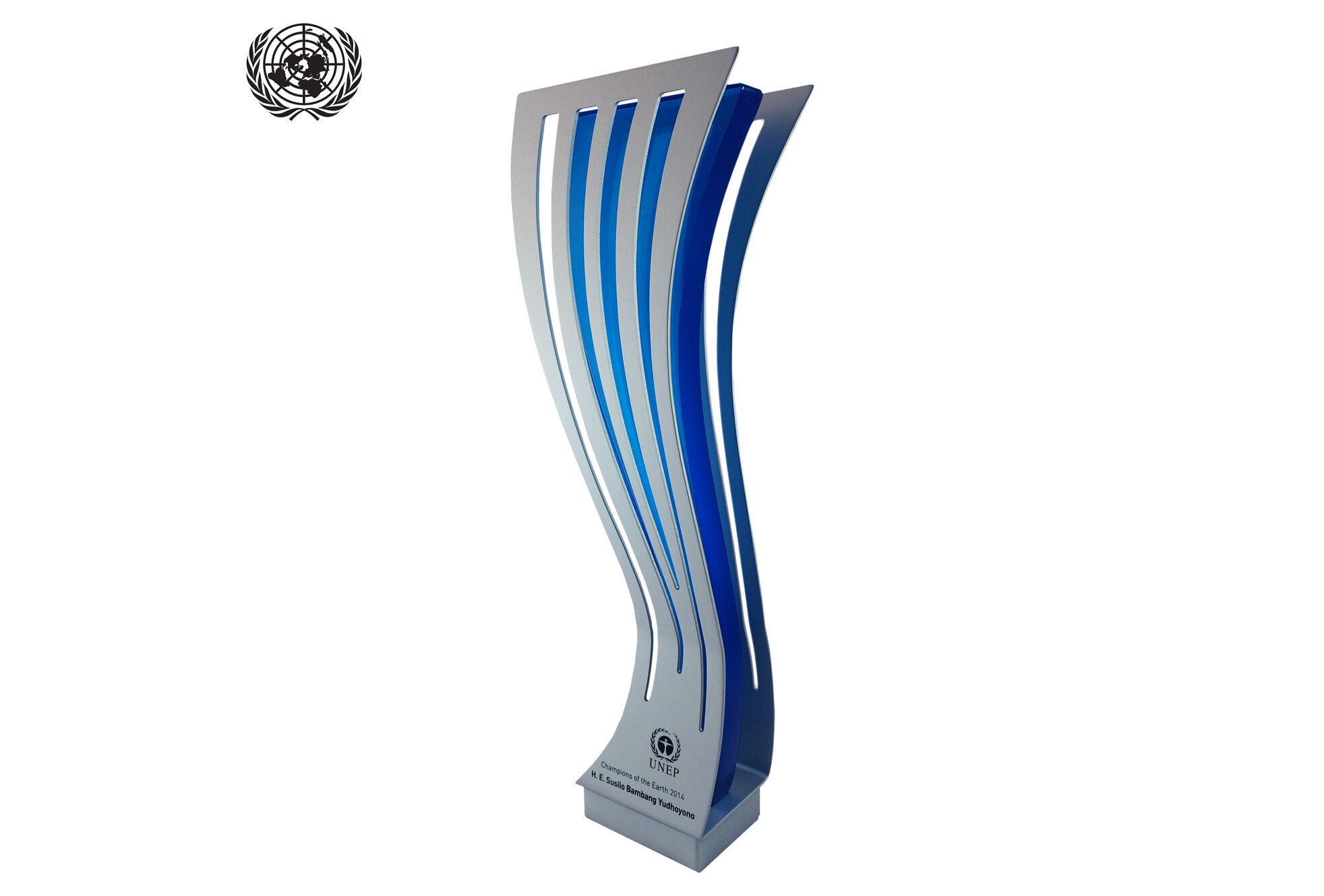 united nations environmental awards from recovered glass and metal  (Copy)