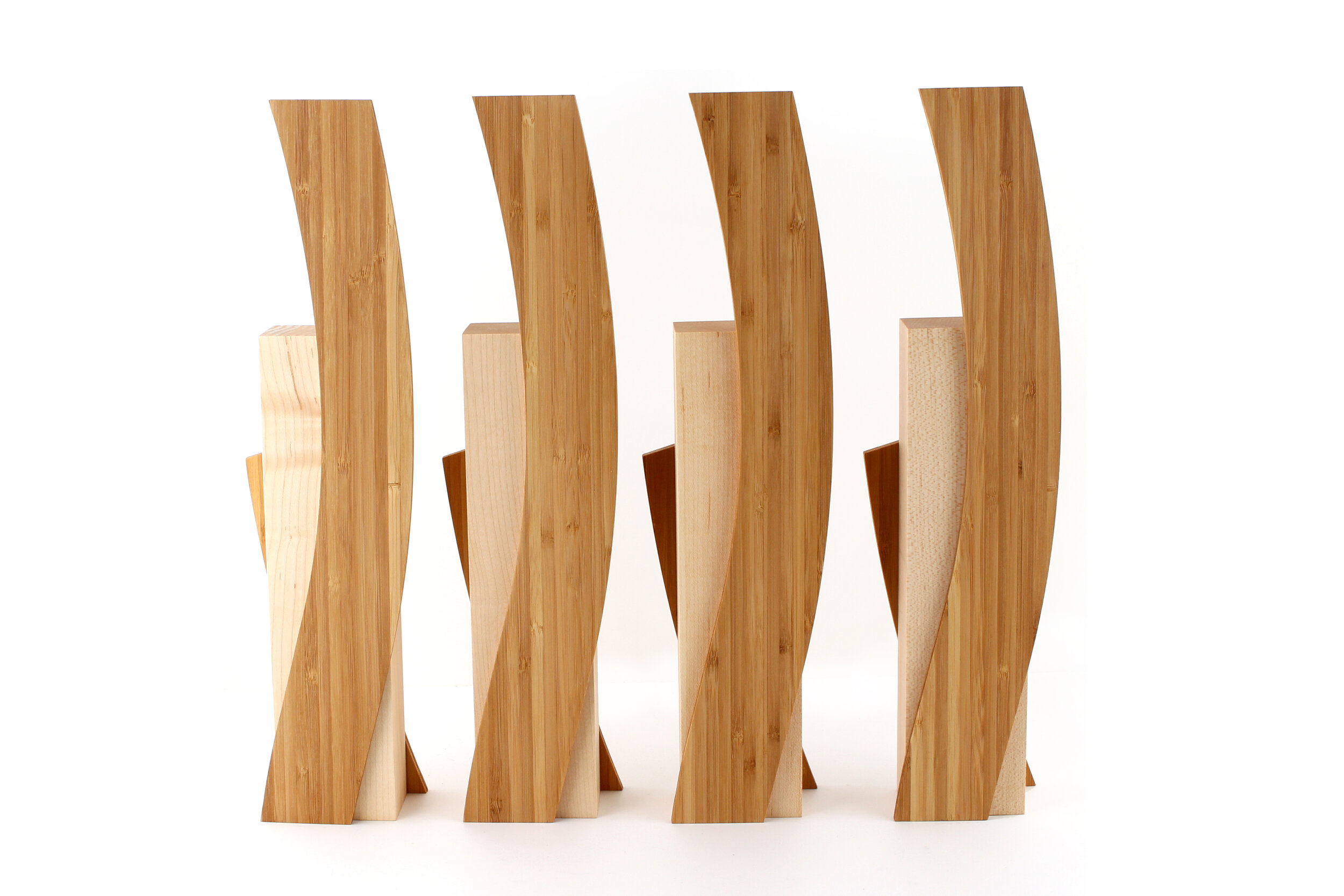 Health First custom bamboo awards trophies modern 1