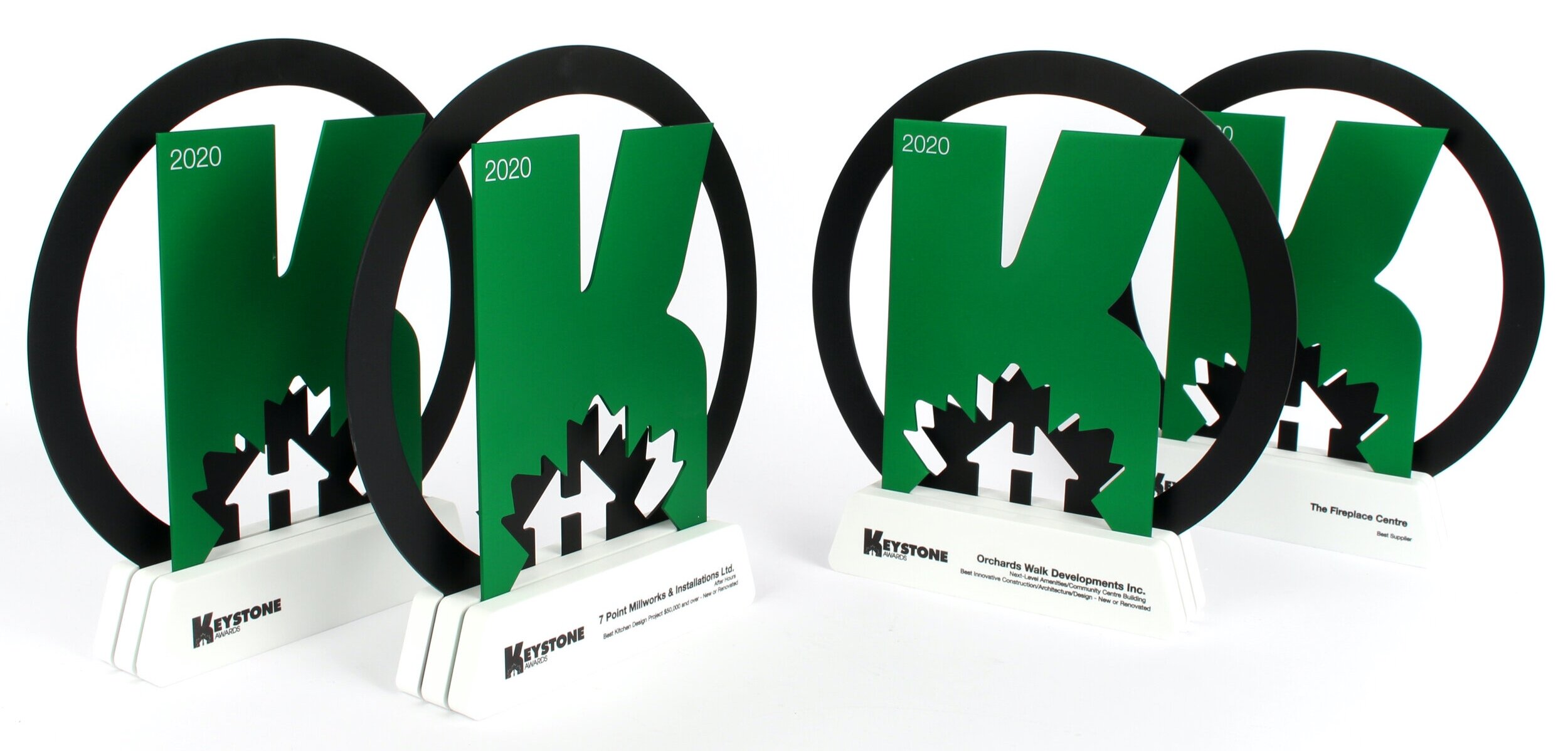 keystone awards for building association unique and modern design based on clients brand and branding 4