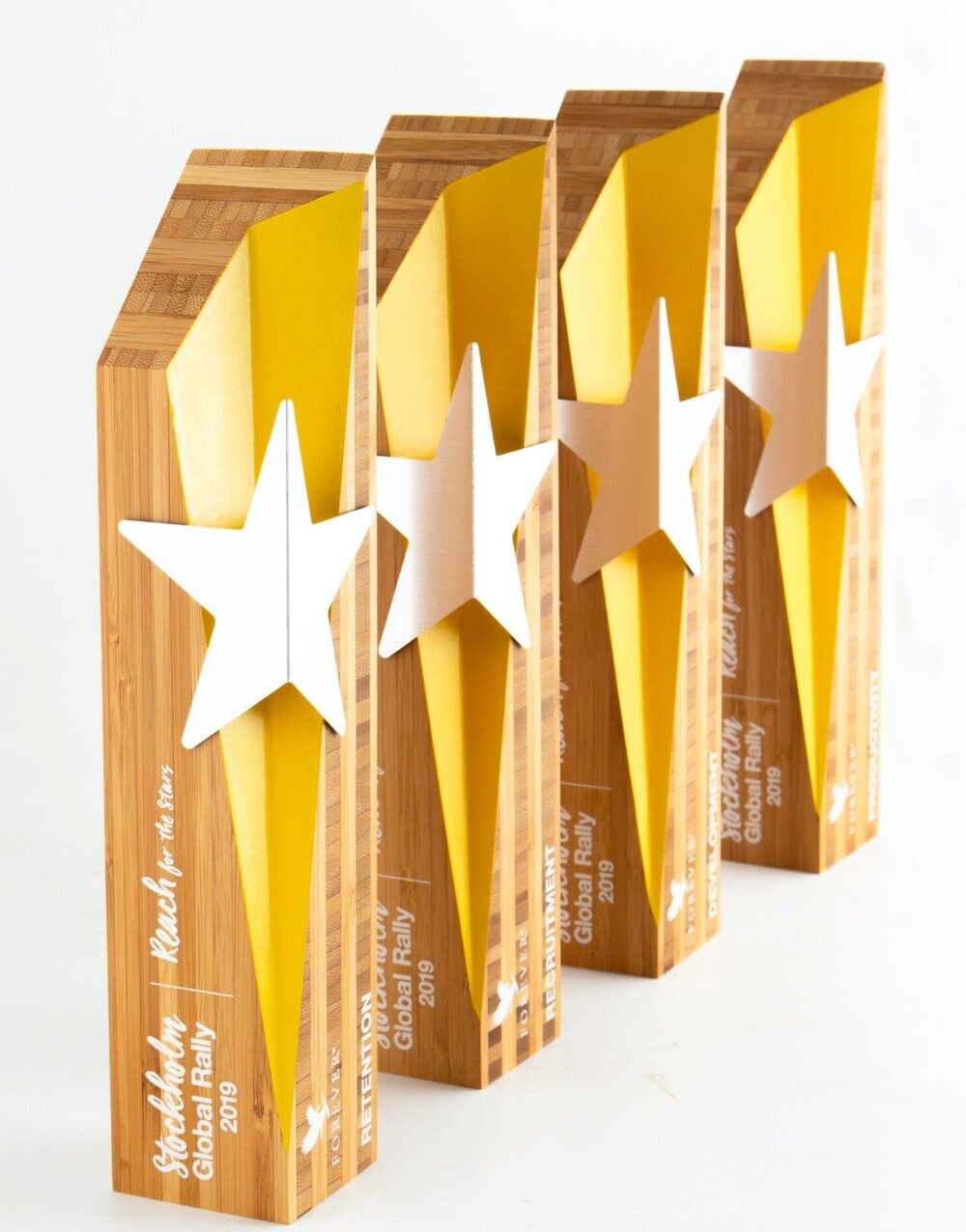 SCU modern beautiful sustainable wooden awards great for corporate recognition or service awards 3