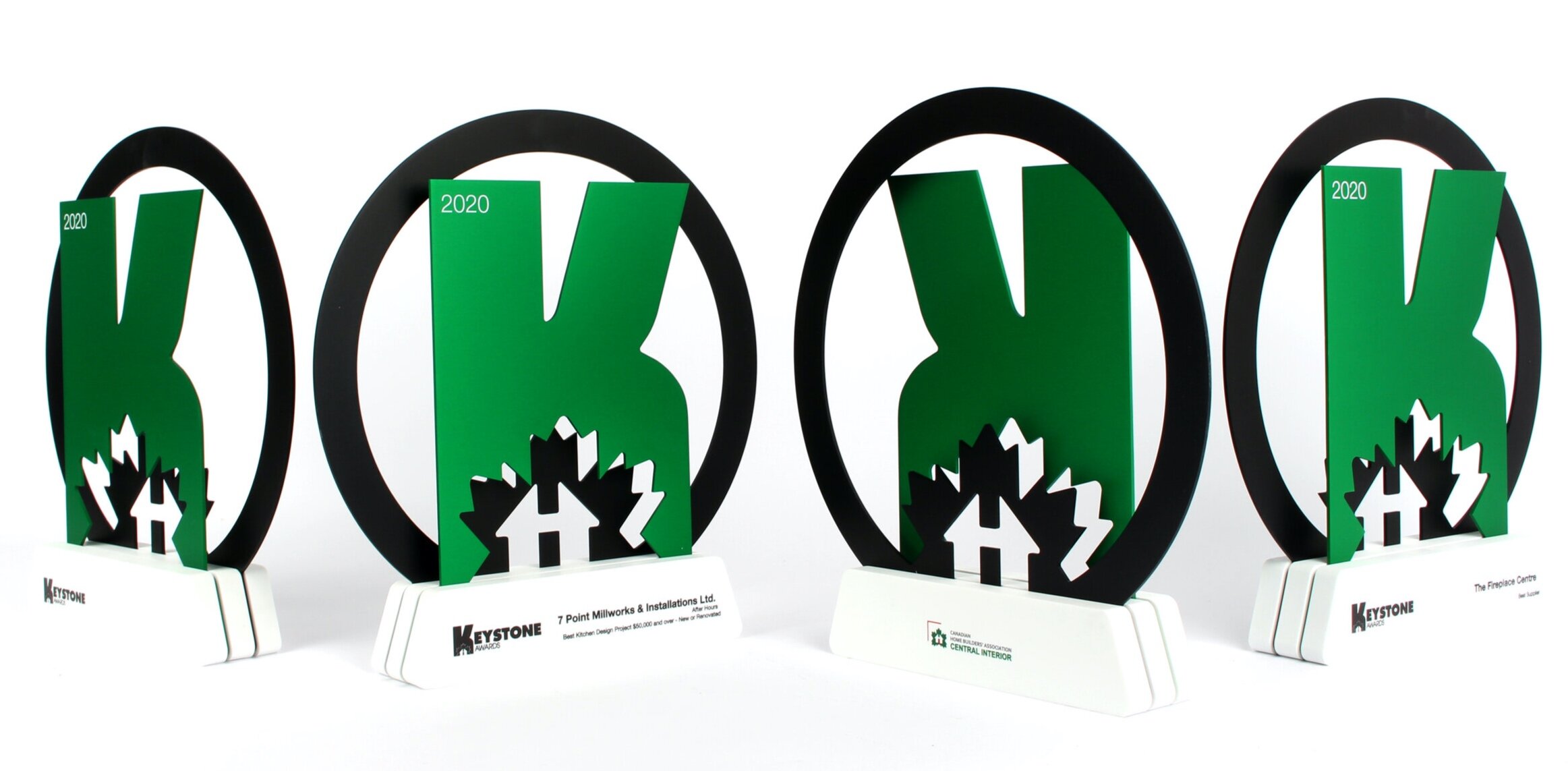 keystone awards for building association unique and modern design based on clients brand and branding 1