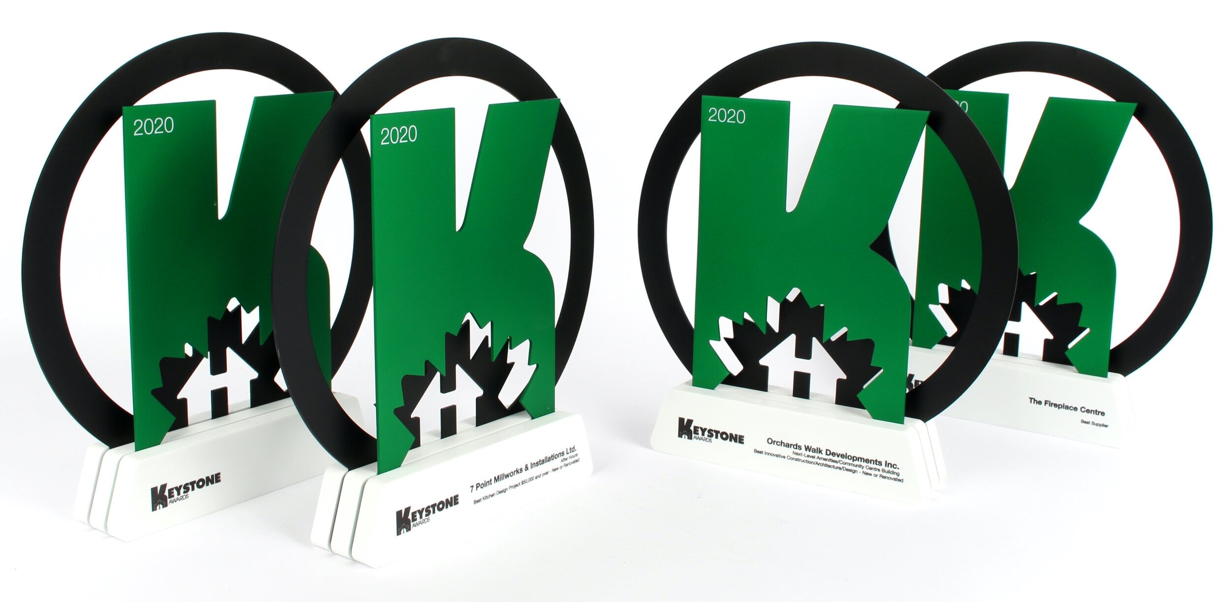 keystone awards for building association unique and modern design based on clients brand and branding 1