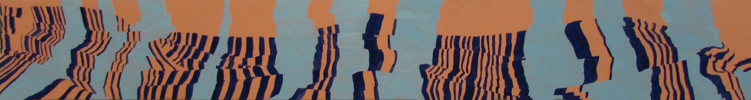 Tremors , oil on panel, 2016.