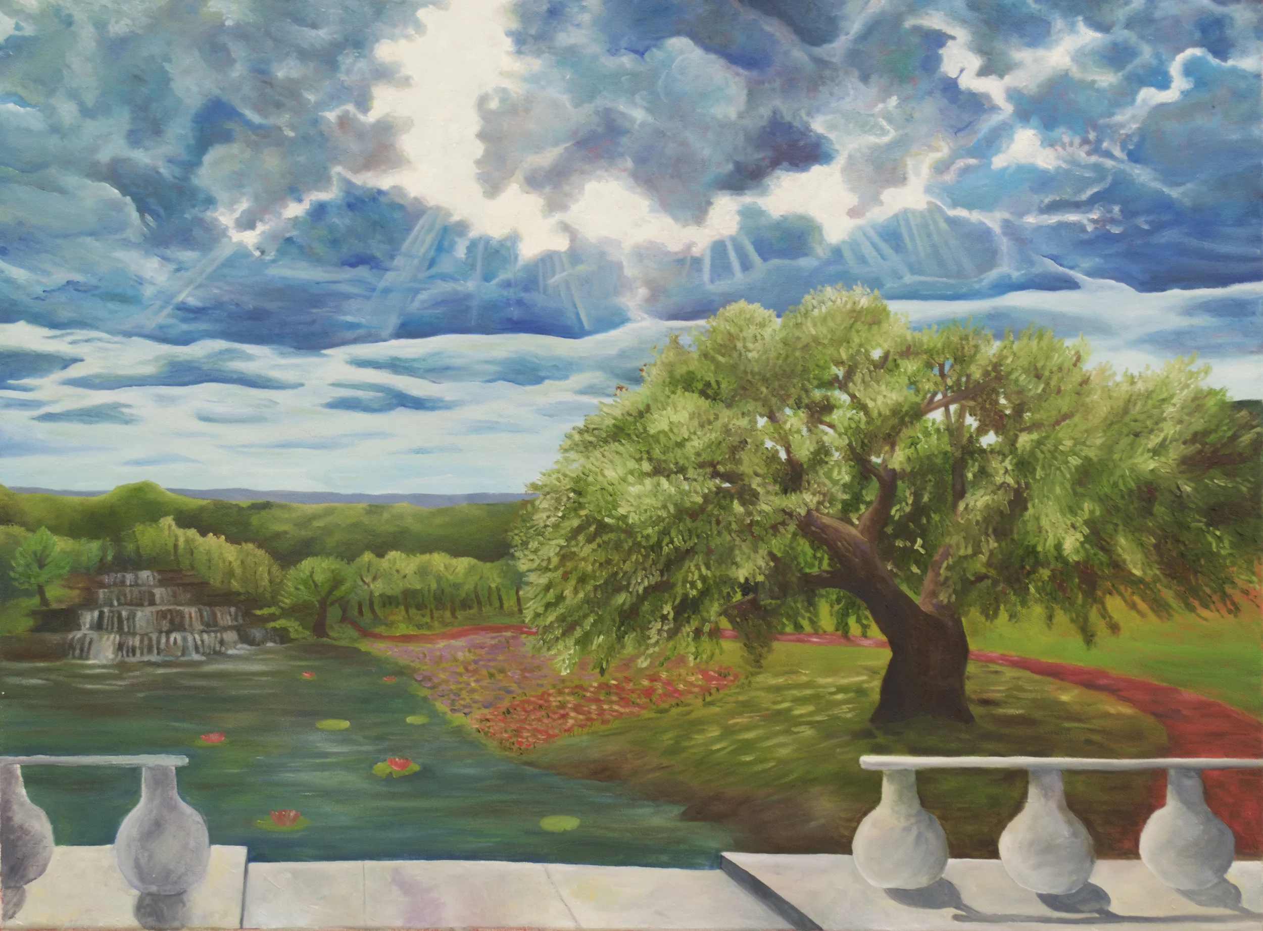 My Heaven, oil on canvas, 18 x 24 inches, 2014 NFS
