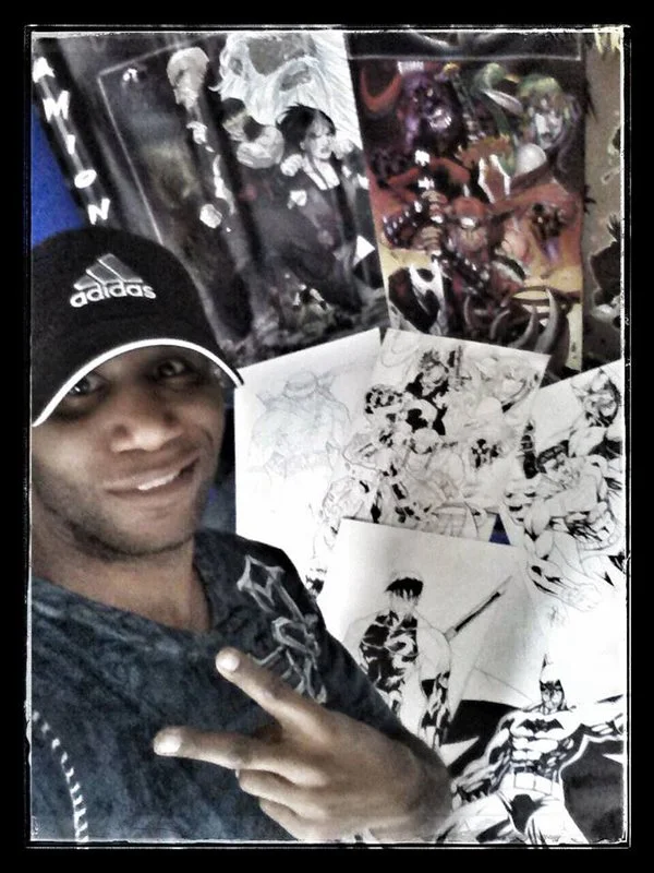Come Along As We Catch Up with Local Comic Book Artist Damion Kendrick ( @damagearts , @damagearts77 )
