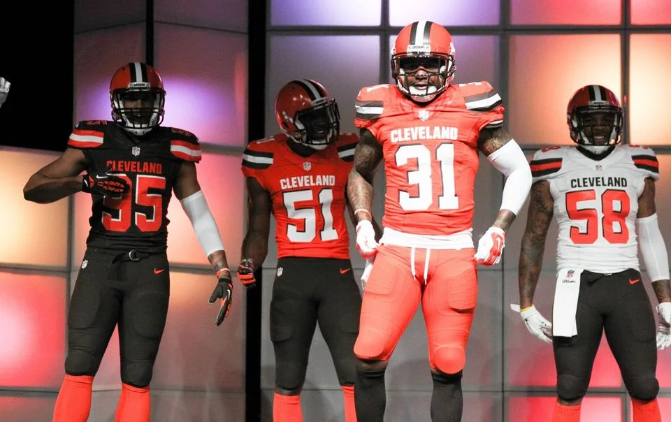 CLEVELAND BROWNS REVEAL NEW UNIFORMS