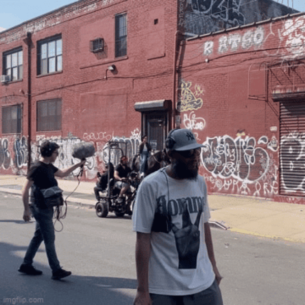  Director Cuba “Tornado” Scott and her team with the creative rigs! 