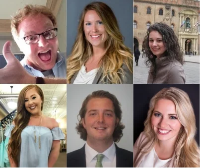 From left to right: Cam Herrington, Sarah Grewe, Audrey Sochor, Demiree Potter, Grant Moore, Mallory Michaluk