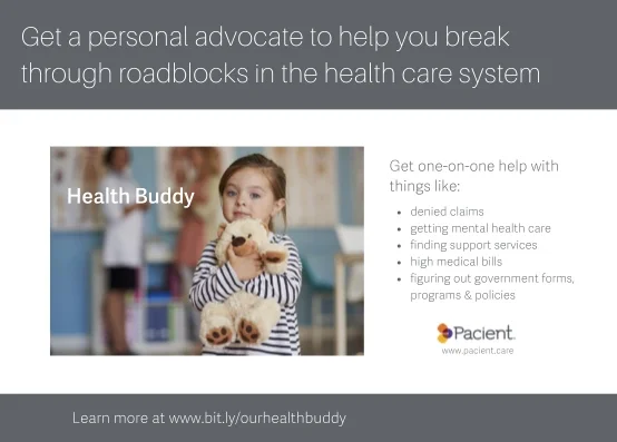 Health Buddy Handout Promotional Card