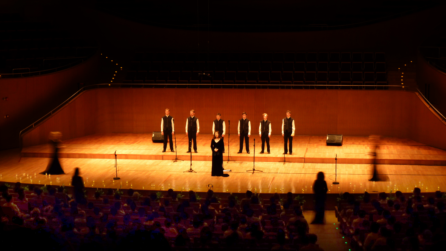 Performing at the Shanghai Oriental Arts Centre, 2011