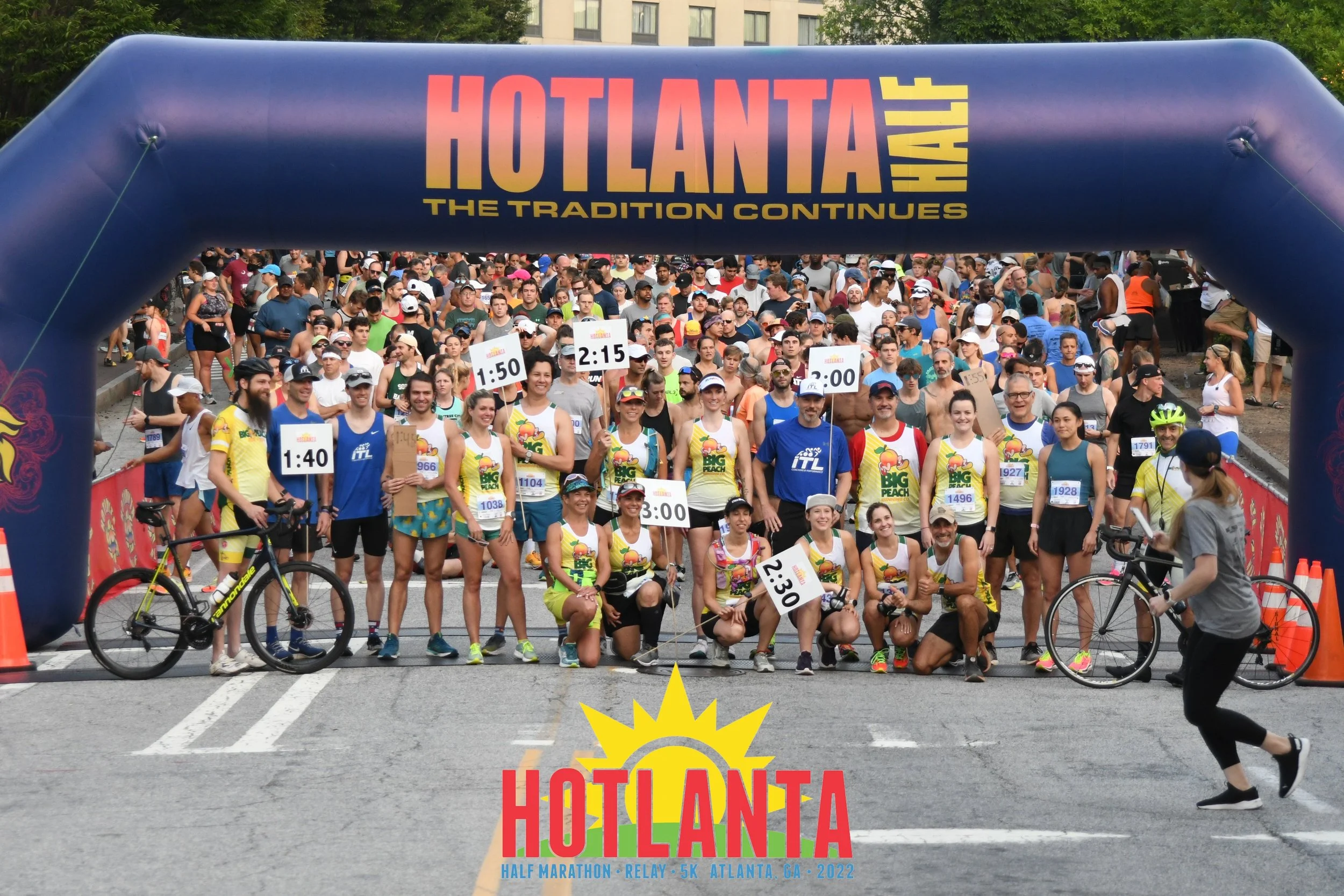 2023 June 11th Hotlanta Half Marathon Relay 5k race running atlanta