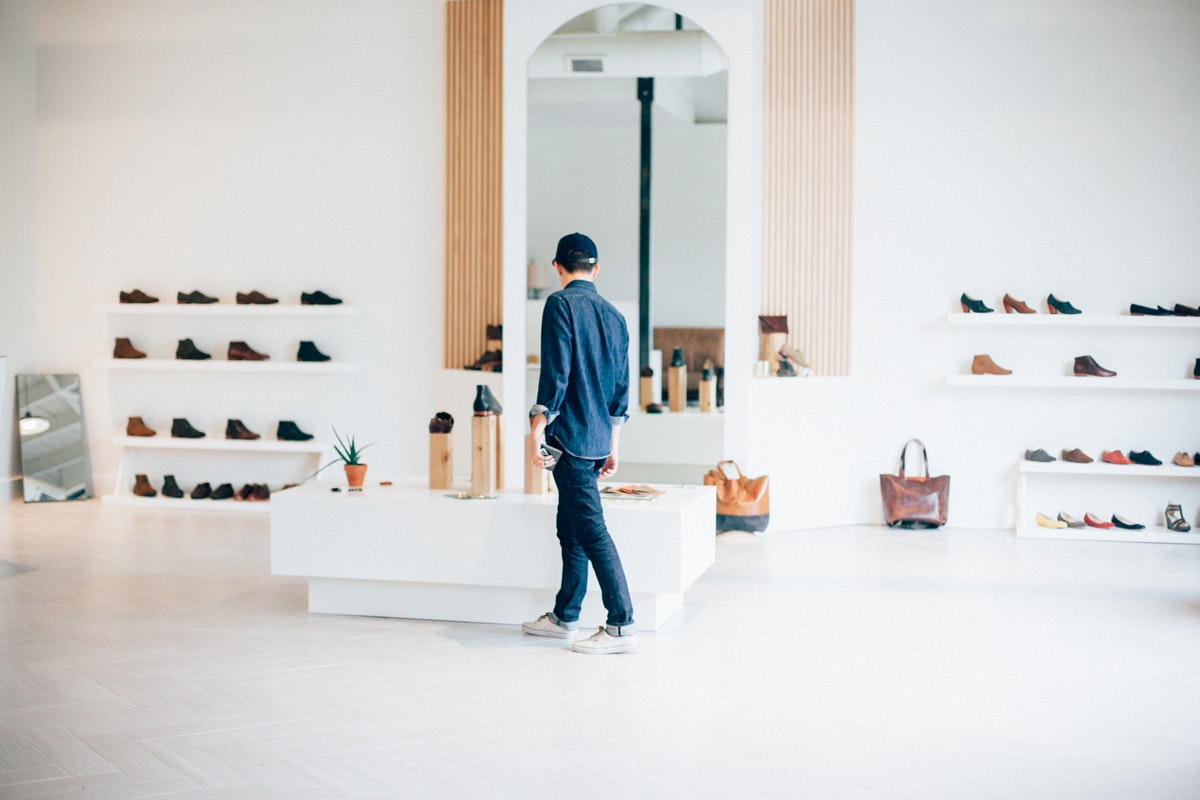 The Nisolo store in Nashville.
