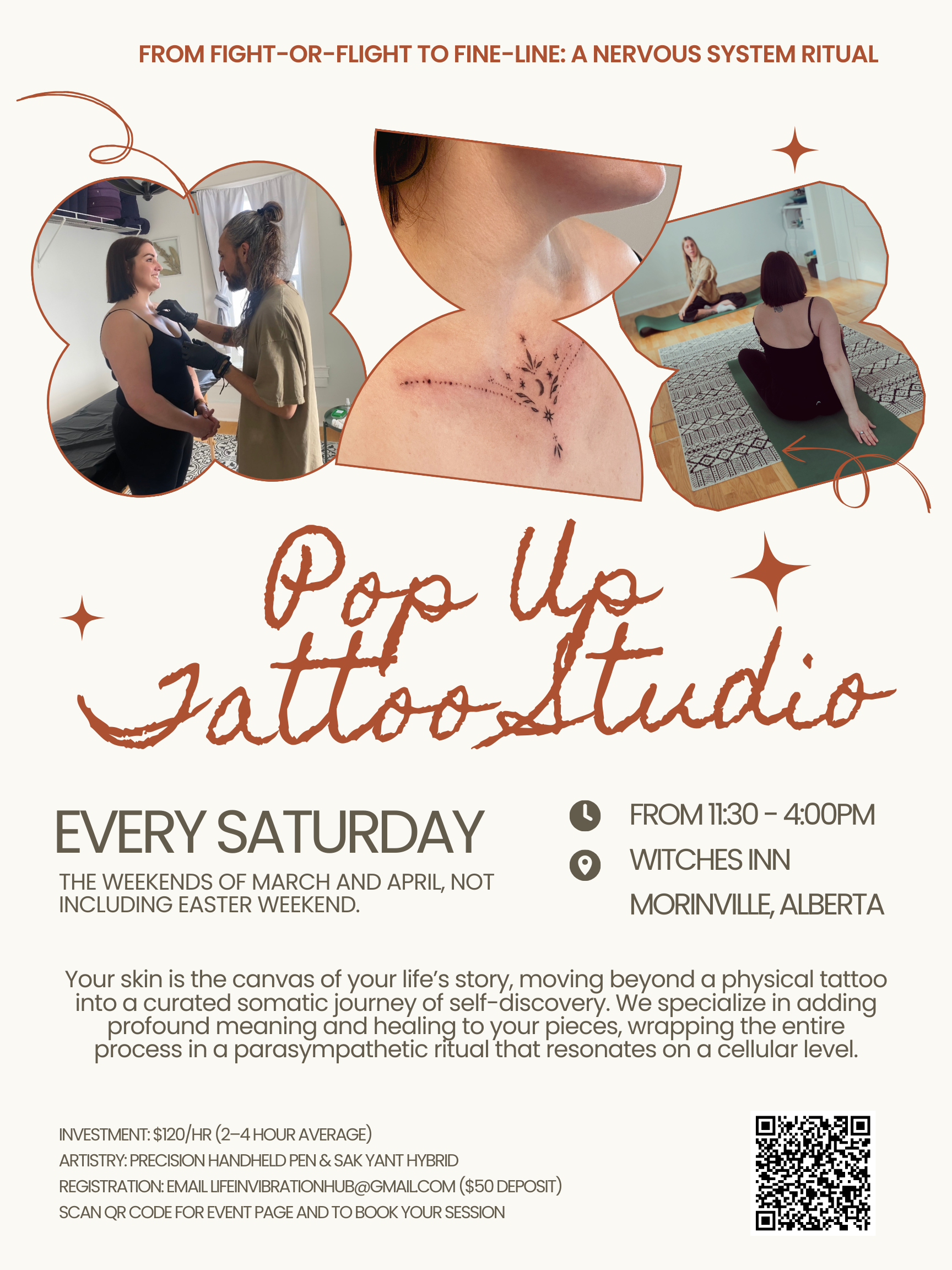 Pop-Up Tattoo Studio: Hand-pressed Skin Art Session 