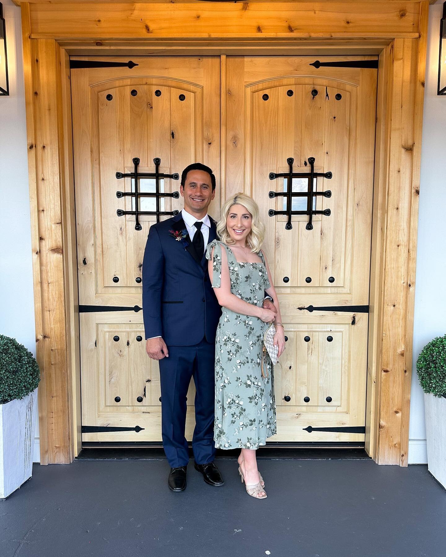 Happy Birthday to my best friend, and loving husband! No better way to celebrate than at the newly Mr. and Mrs. Ryan&rsquo;s wedding! Congrats! 🎉🍾 🥳 #love birthday #husband