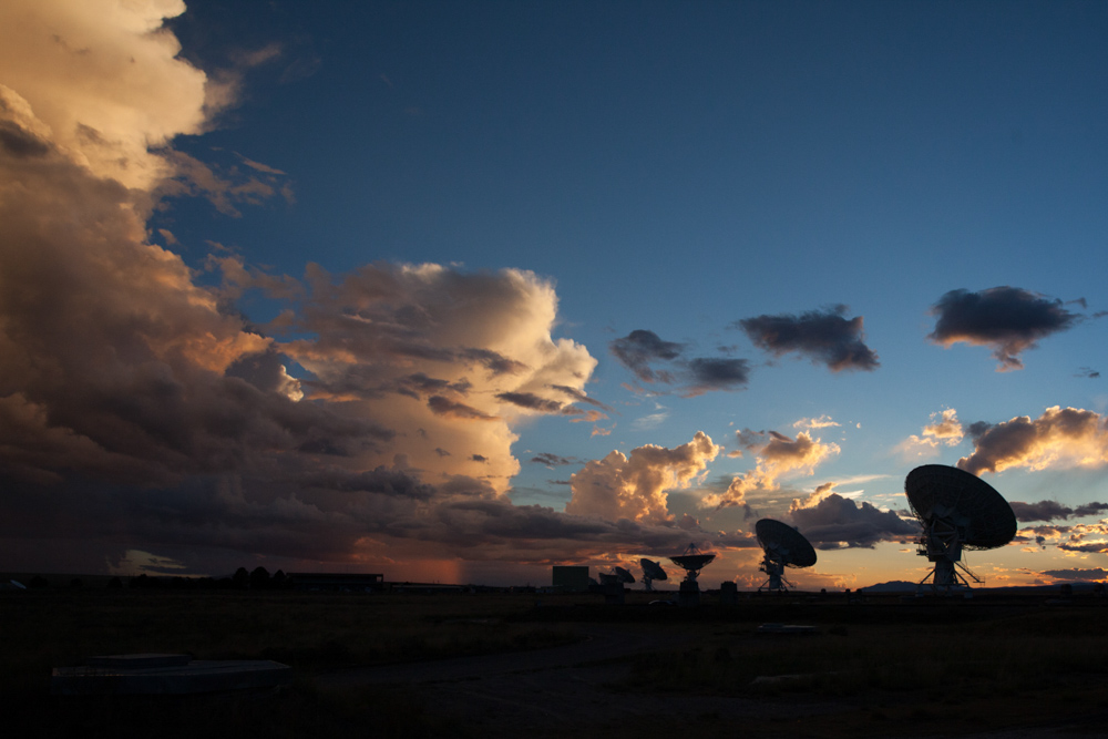  Sunset photo of the Very Large Array in New Mexico. Taken while shooting domes and backplates for GMC vehicle. 