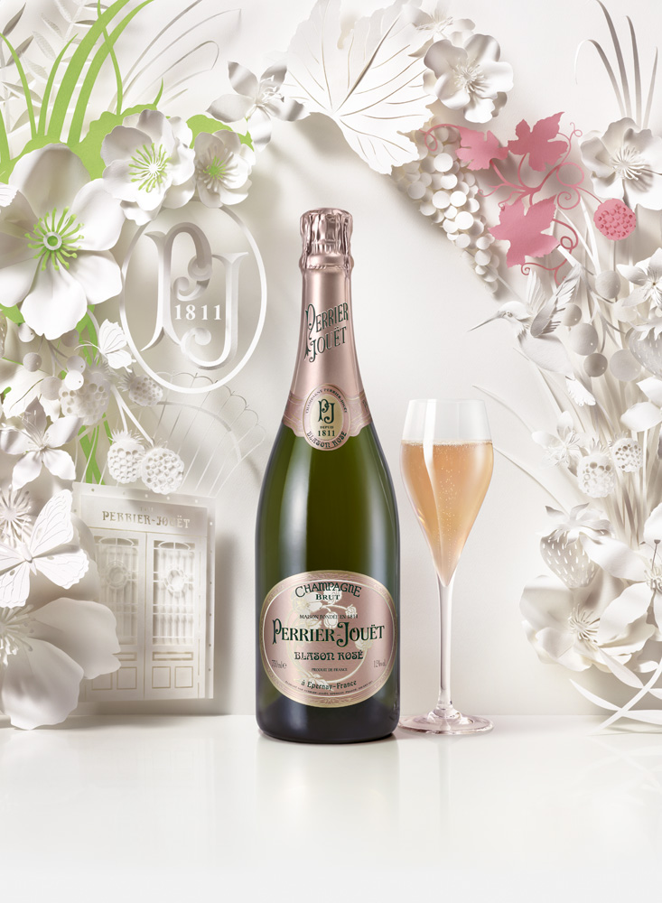  Jo Lynn Alcorn, Paper Artist, Perrier Jouet Champagne Campaign 