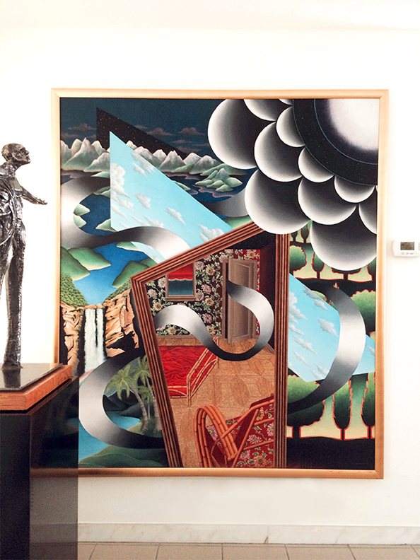 Between Day and Dream. 1980. Oil on canvas. 72 x 60 inches. Private collection.