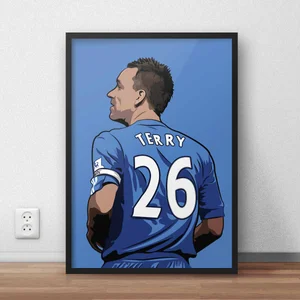Foto Autografata Digitale Cornice John Terry Chelsea Con Autografo - Ristampa A4 Per Tifosi Cornice Foto Autografate - Foto 3