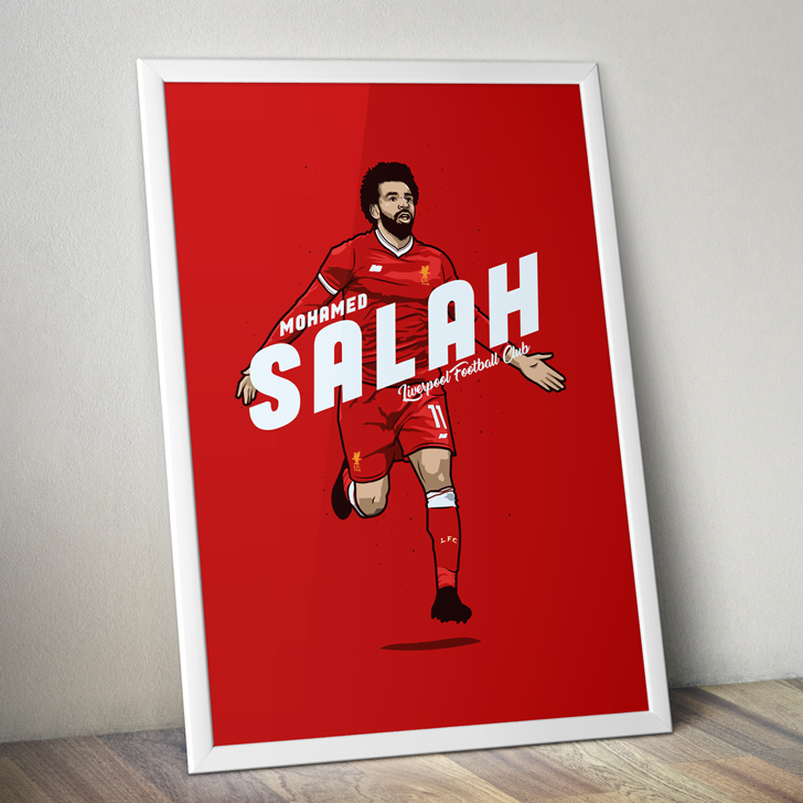 Mohamed - Liverpool FC Poster — Kieran Carroll Design