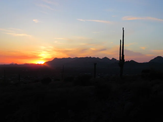 Sunset at Apache Junction