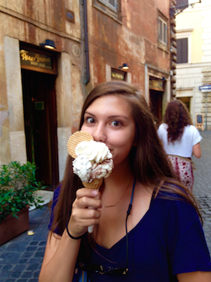 Rachel, stracciatella + coffee OR crema fiortina OR nutella