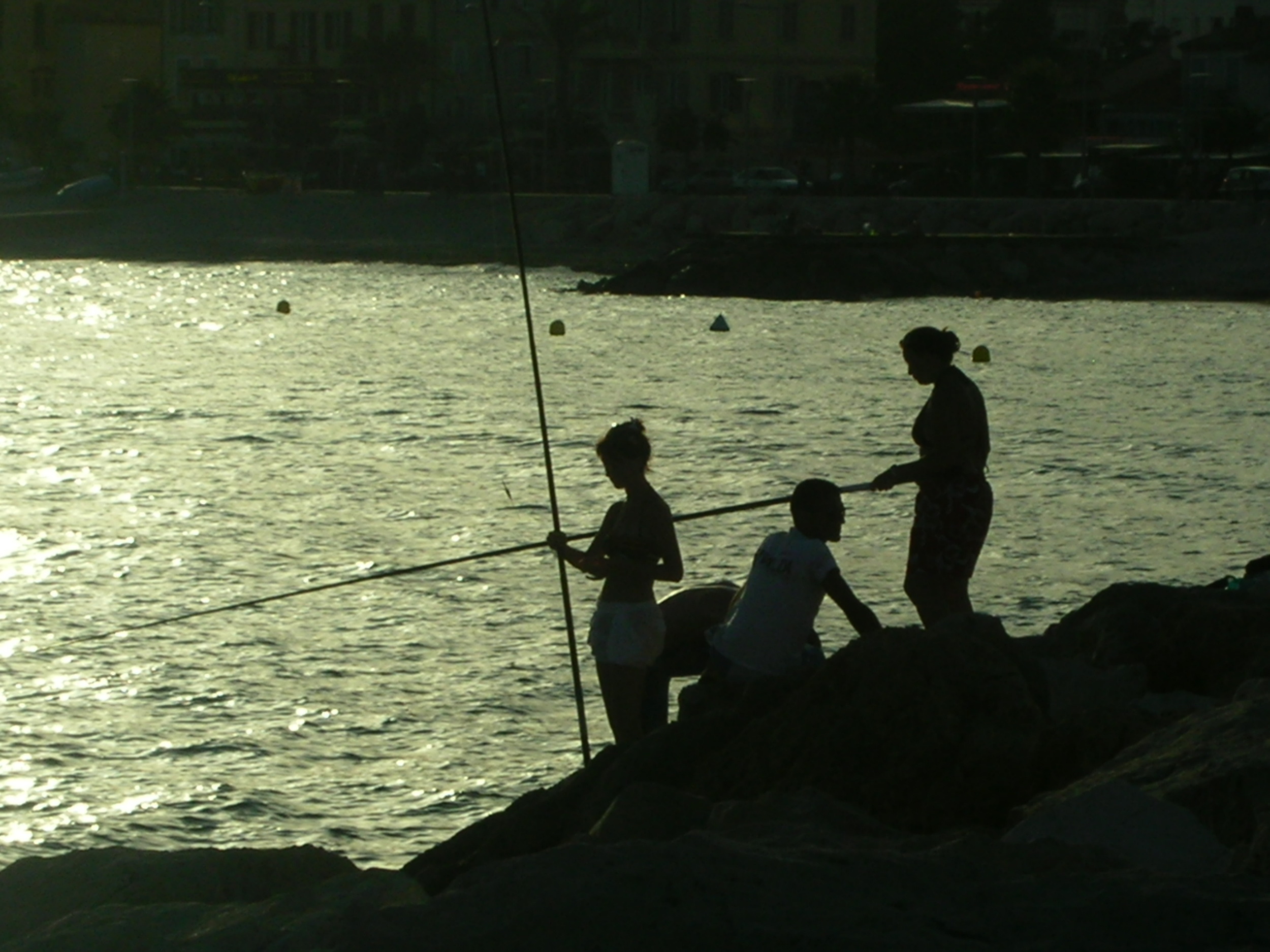 "CAGNES-SUR-MER." From series "M. Silhouette." Published in Glassworks Magazine ("Beauty and Utility" issue --Winter 2014). 