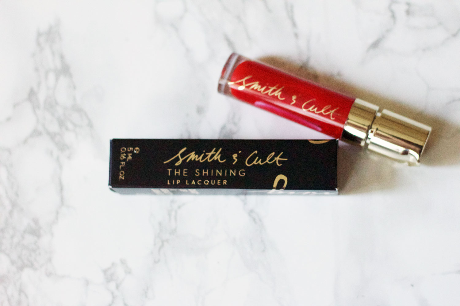 SMITH & CULT Lip Laquer in The Warning : I've been a fan of this brand for awhile now ever since I started using their nail polish, so when I saw a lip product from them to try, I of course was super excited. This will be a great go-to during the holidays! 