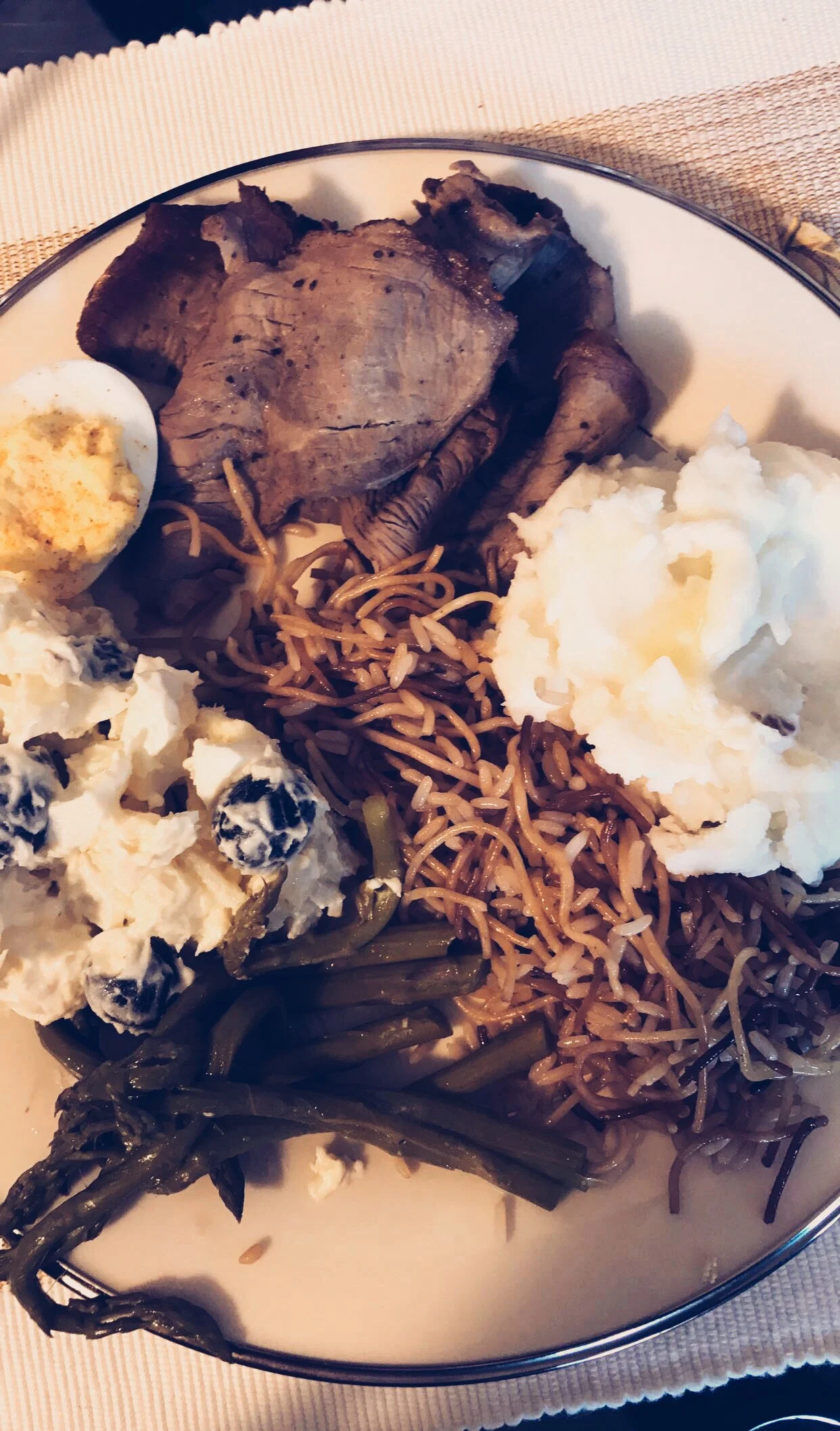 One of the delicious Thanksgiving meals I got to enjoy (yes I prefer tri-tip over turkey)