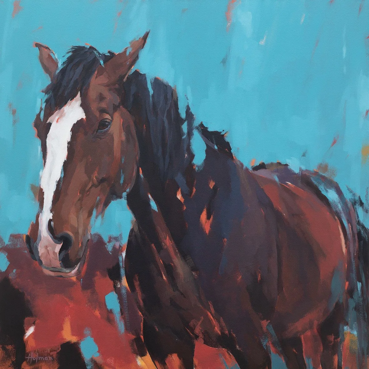  Oil on canvas 80 × 80 cm For Sale - available from   The Perthshire Gallery   