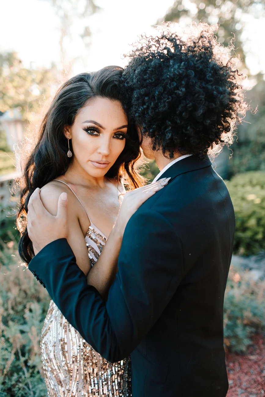 Lily Ghalichi wedding day Los Angeles estate