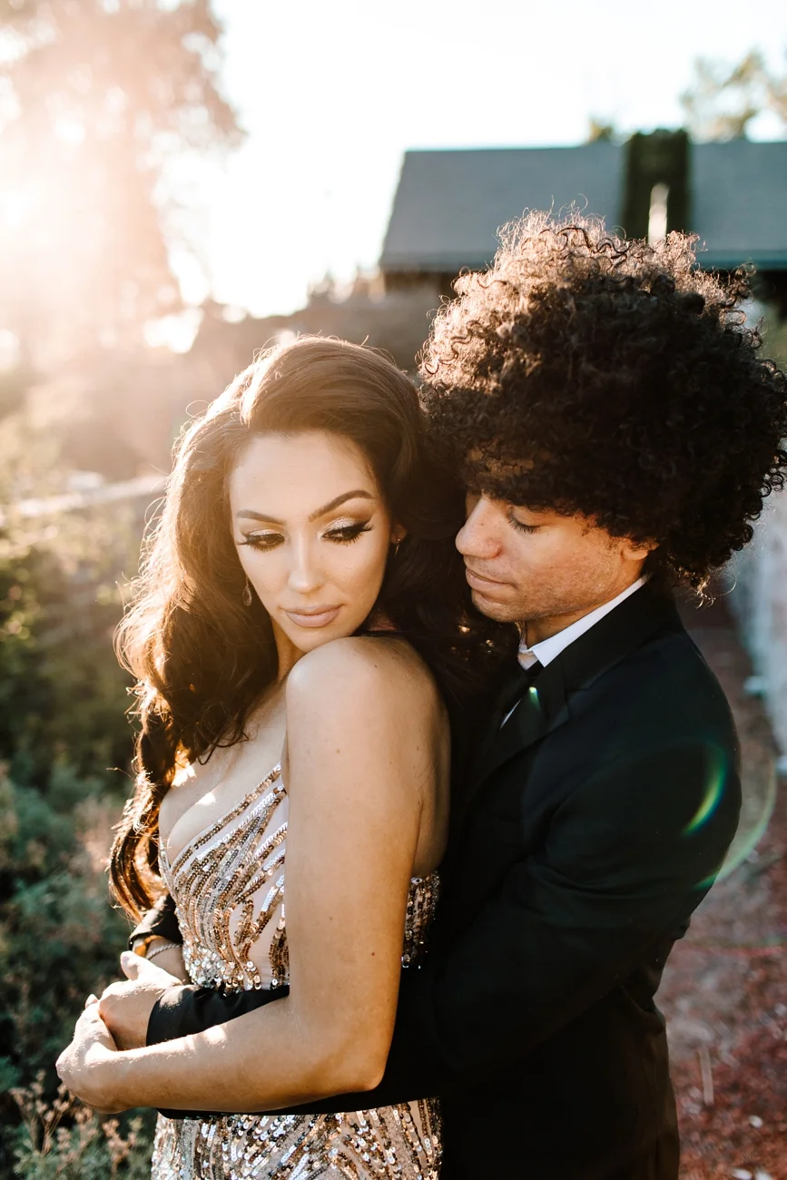Lily Ghalichi engagement session Los Angeles