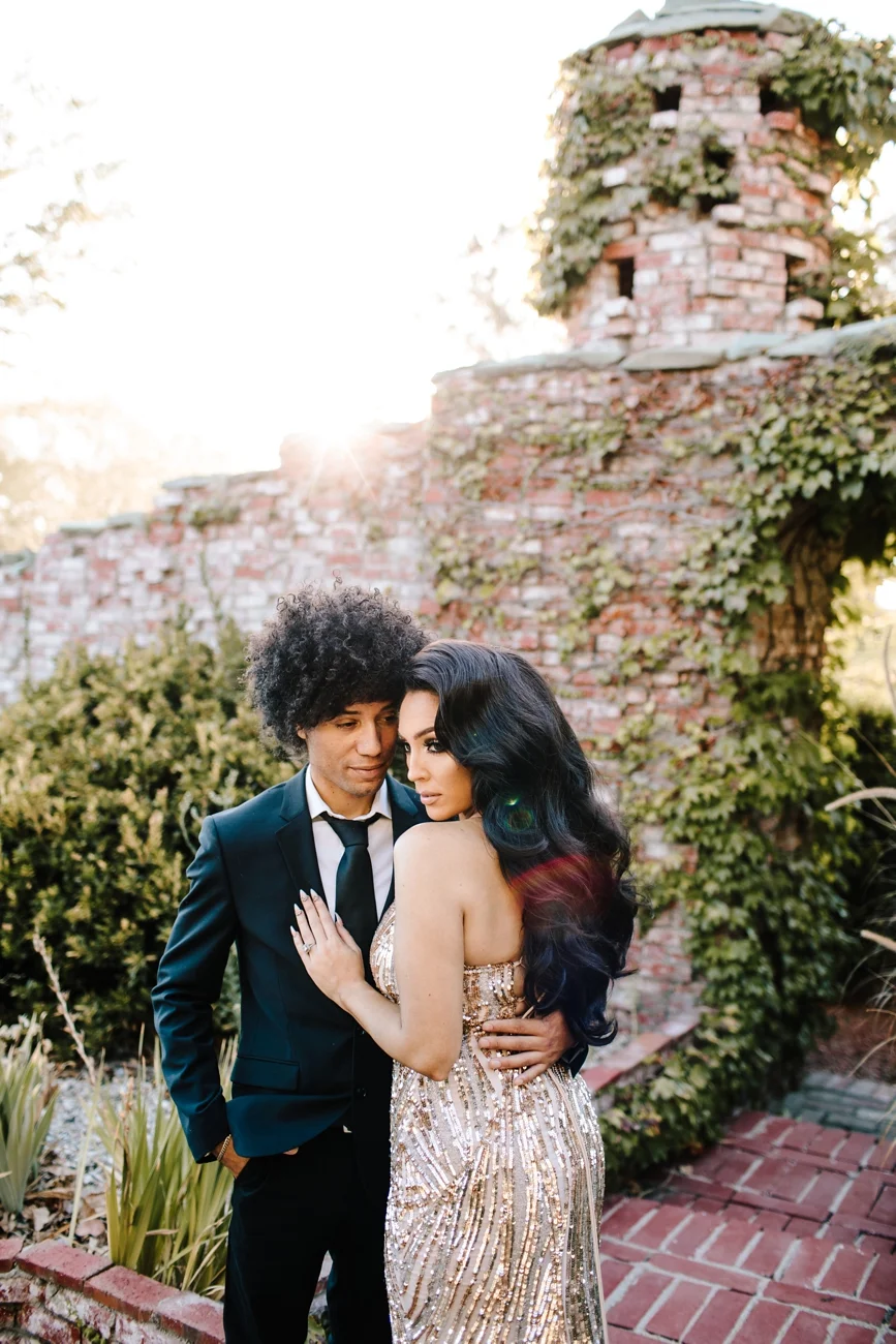 Jennifer Janelle Glam Masters Kim Kardashian look-a-like wedding engagement session