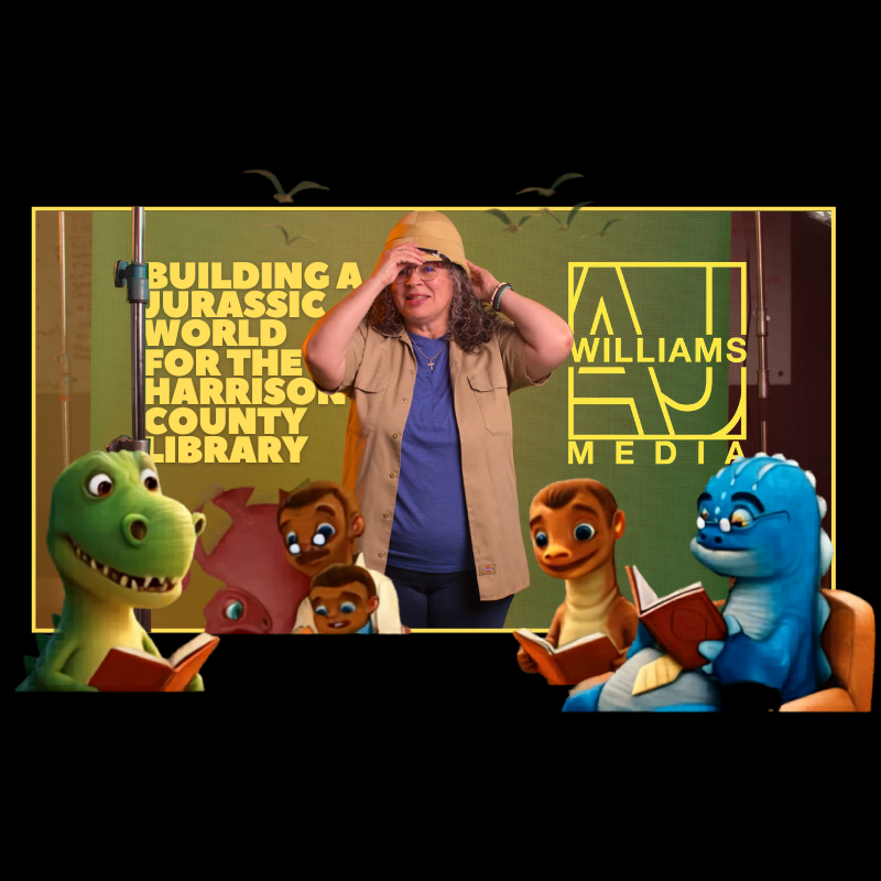Building a Jurassic World for the Harrison County Library
