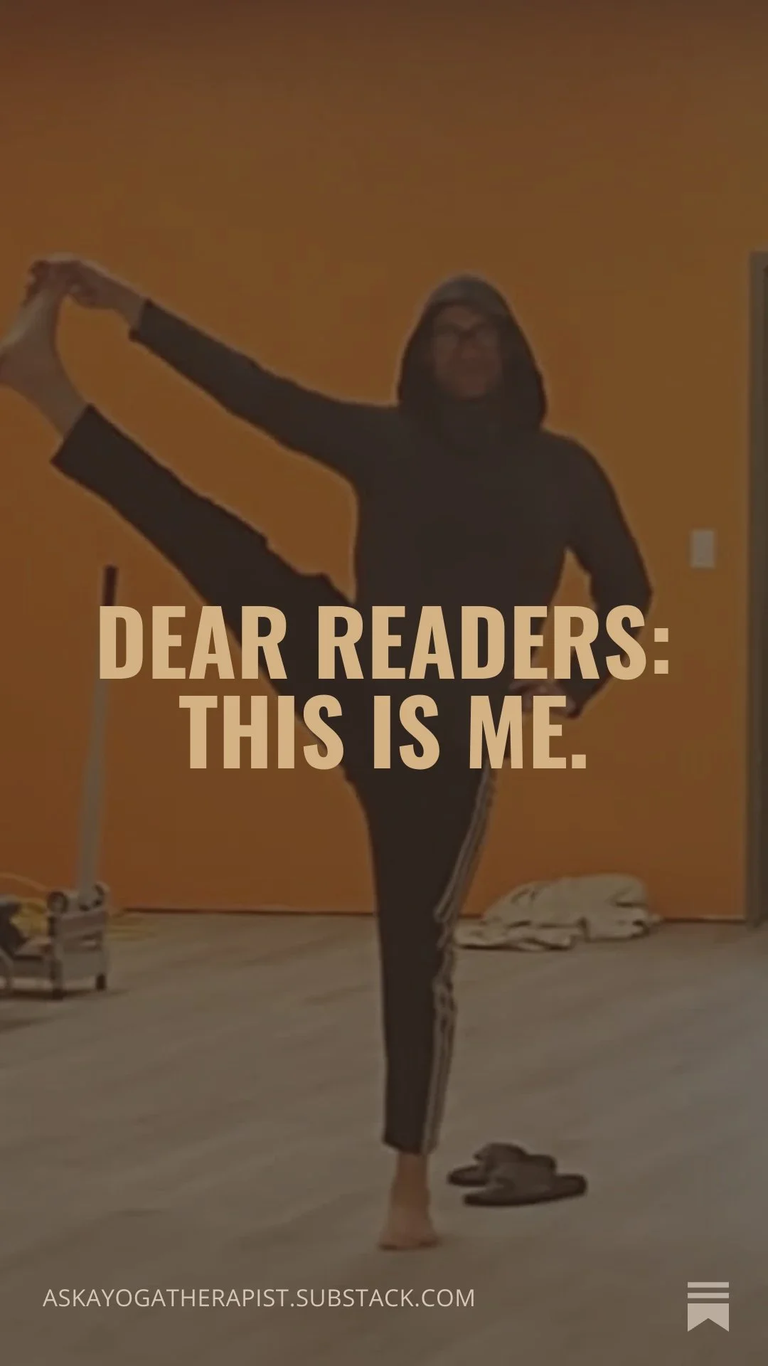 Dear Reader: This is Me.