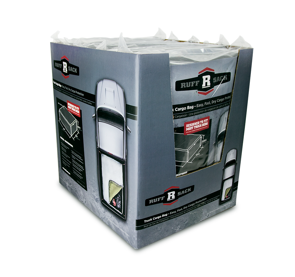 Ruff Sack truck cargo bag in retail packaging