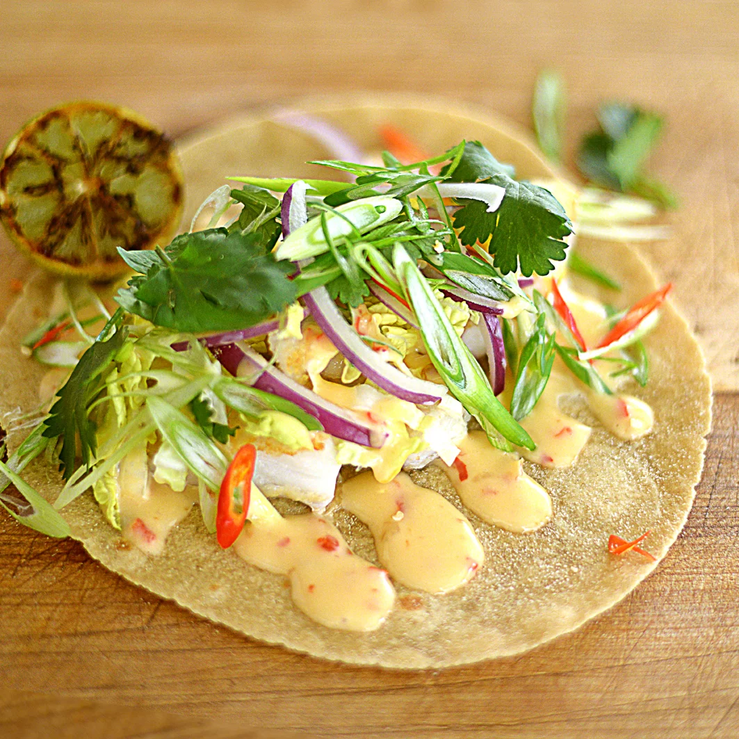 Thai-Style Fish Tacos Recipe