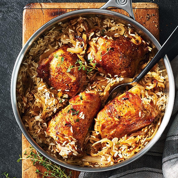 5 Ingredient Chicken, Rice & Thyme Biryani by Chef Mike Ward